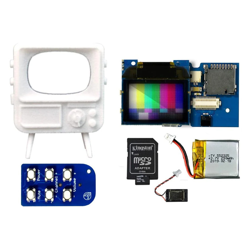 Tiny Circuits Tiny TV DIY Kit - لعبة